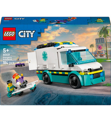 LEGO® City - Ambulance 60451 - 184 Onderdelen - LEGO® - OneSize - Blokken