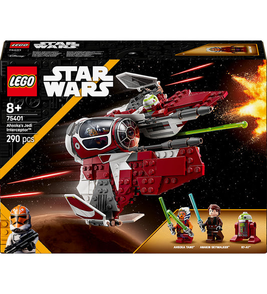 LEGO® Star Wars - Ahsoka's Jedi Interceptor 75401 - 290 Onderdel - LEGO® - OneSize - Blokken