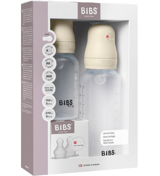 BIBS Zuigflesset - Grow Eend Flow - Silicone - 150 ml/270 ml - BIBS - OneSize - Babyflesjes