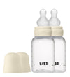 BIBS Babyflesje - 2-pack - 150 ml - PP/Silicone - Ivory - BIBS - OneSize - Babyflesjes