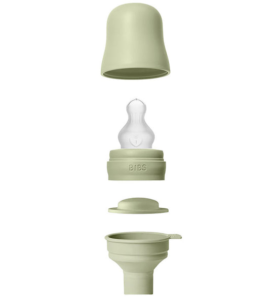 BIBS Babyflesje - 150 ml - PP/Silicone - Sage - BIBS - OneSize - Babyflesjes