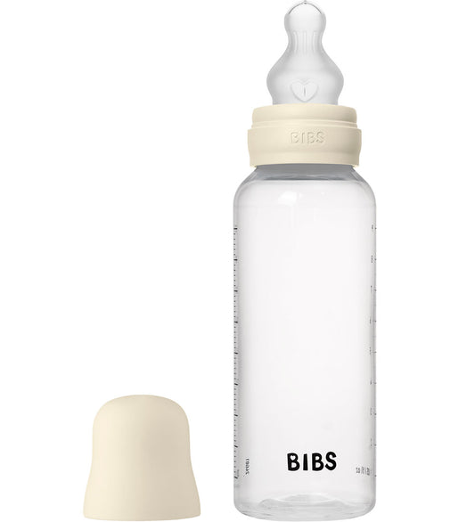 BIBS Babyflesje - 270 ml - PP/Silicone - Ivory - BIBS - OneSize - Babyflesjes