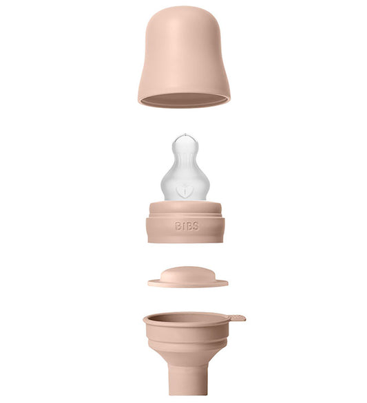 BIBS Babyflesje - 150 ml - PP/Silicone - Blush - BIBS - OneSize - Babyflesjes