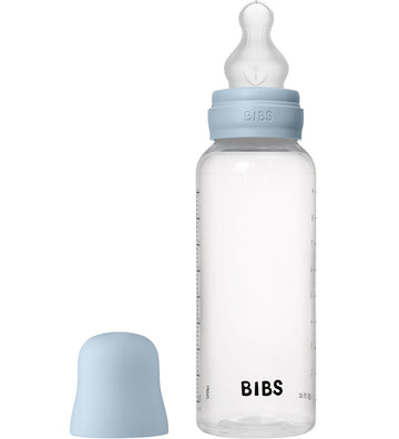 BIBS Babyflesje - 270 ml - PP/Silicone - Baby Blue - BIBS - OneSize - Babyflesjes