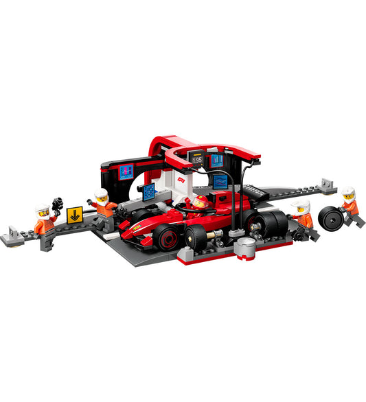 LEGO® City - F1® pitstop en pitcrew met Ferrari auto 60443 - 322 - LEGO® - OneSize - Blokken