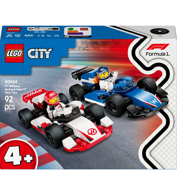 LEGO® City - F1® Williams Racing en Haas F1® racewagens 60464 - - LEGO® - OneSize - Blokken