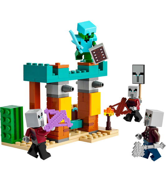 LEGO® Minecraft - De Illagers in de woestijn 21267 - 105 Onderde - LEGO® - OneSize - Blokken
