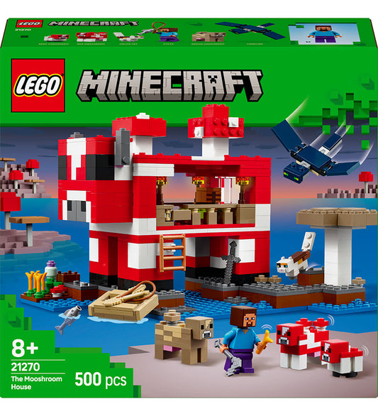 LEGO® Minecraft - Het Mooshroom huis 21270 - 500 Onderdelen - LEGO® - OneSize - Blokken