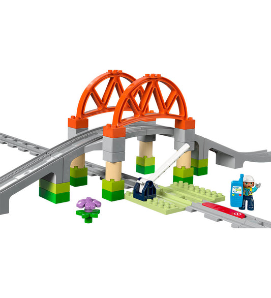 LEGO® DUPLO - Treinbrug en rails uitbreidingsset 10426 - 42 Ond - LEGO® - OneSize - Blokken