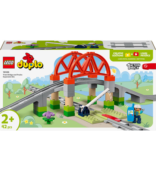 LEGO® DUPLO - Treinbrug en rails uitbreidingsset 10426 - 42 Ond - LEGO® - OneSize - Blokken