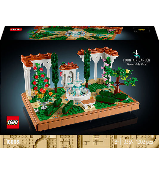 LEGO® Icons - Tuin met fontein 10359 - 1302 Onderdelen - LEGO® - OneSize - Blokken