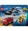 LEGO® City - Remix - Helikopter, brandweerauto en onderzeeër rem - LEGO® - OneSize - Blokken