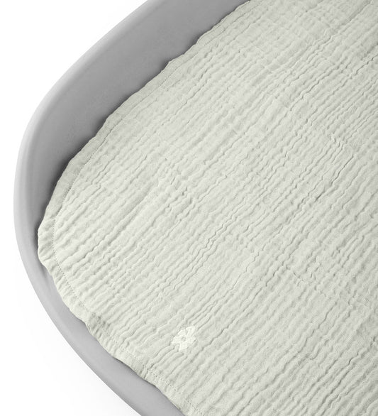Sebra Verschoonmatje - 2-pack - Mousseline - Mist Green - Sebra - OneSize - Verschoonmatjes