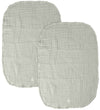 Sebra Verschoonmatje - 2-pack - Mousseline - Mist Green - Sebra - OneSize - Verschoonmatjes