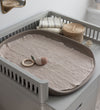 Sebra Verschoonmatje - 2-pack - Mousseline - Steiger Beige - Sebra - OneSize - Verschoonmatjes