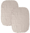 Sebra Verschoonmatje - 2-pack - Mousseline - Steiger Beige - Sebra - OneSize - Verschoonmatjes