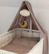 Sebra Bedhemeltje - Sky - Dobby-weefsel - Steiger Beige - Sebra - OneSize - Bedhemeltjes