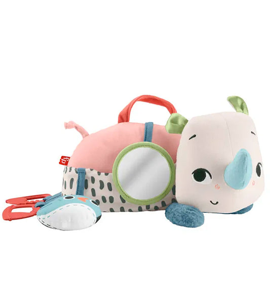Fisher-Price Knuffel - Planeet Friends Buiktijd Neushoorn - Fisher-Price - OneSize - Knuffels