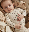 Lil Atelier Romper l/s - Ladybook - NbmLago - Turtledove - Lil Atelier - 1½ jaar (86) - Rompers Lange Mouw