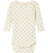 Lil Atelier Romper l/s - Ladybook - NbmLago - Turtledove - Lil Atelier - 1½ jaar (86) - Rompers Lange Mouw