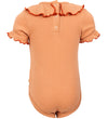 Minimalisma Romper s/s - Rib - Neuriën - Peach - Minimalisma - 74 - Rompers Korte Mouw