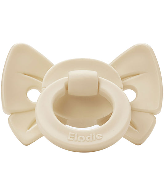 Elodie Details Fopspeen - Binky Bow - Oat White - Elodie Details - OneSize - Fopspenen