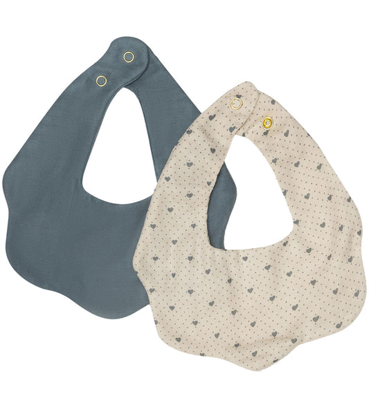 That's Mine Babyslabbetje - 2-pack - Roy - Veel Love Sky - Thats Mine - OneSize - Kwijlsjaaltjes