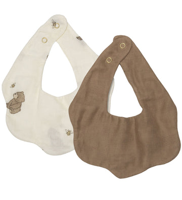 That's Mine Babyslabbetje - 2-pack - Roy - Bijen Eend Beren - Thats Mine - OneSize - Kwijlsjaaltjes
