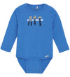 Minymo Romper l/s - Regatta m. Print - Minymo - 50 - Rompers Lange Mouw