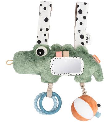 Done by deer Activiteitenspeelgoed - Hangspeeltje - Croco - Groe - Done by Deer - OneSize - Activiteitenspeelgoed