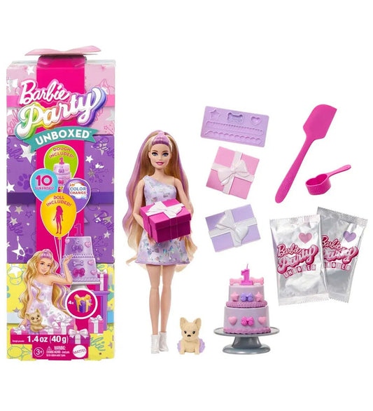 Barbie Pop - Party Ongedekte blonde Doll - Barbie - OneSize - Poppen