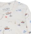 Hust and Claire Romper l/s - Billy - Ivory - Hust and Claire - 62 - Rompers Lange Mouw