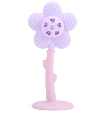Tiny Tot Bijtring - Flower - Klein/Roze - Tiny Tot - OneSize - Bijtringen