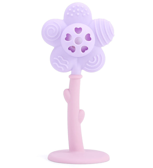 Tiny Tot Bijtring - Flower - Klein/Roze - Tiny Tot - OneSize - Bijtringen