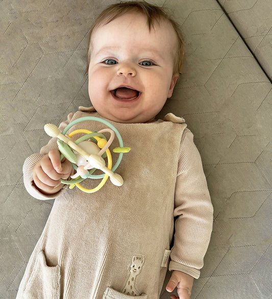 Tiny Tot Bijtspeelgoed m. Rammelaar - Pastel Mix - Tiny Tot - OneSize - Bijtringen
