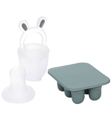 Tiny Tot Food Feeder m. Mini Diepvriesvorm - Smokey Green - Tiny Tot - OneSize - Food Feeders