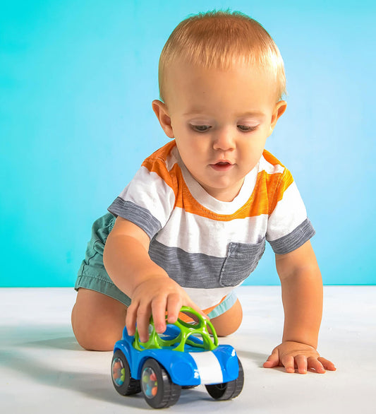 Bright Starts Speelgoedauto - Rattle & Roll Buggy - Blauw - Bright Starts - OneSize - Auto´s