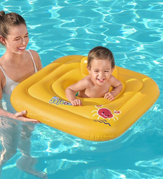 Bestway Zwemband m. Zit - Veilig zwemmen - 1-2 jaar - Geel - Bestway - OneSize - Zwembanden