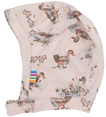 Joha Babymuts - Viscose/Bamboe - Roze m. Eenden - Joha - 37 cm - Babymutsen
