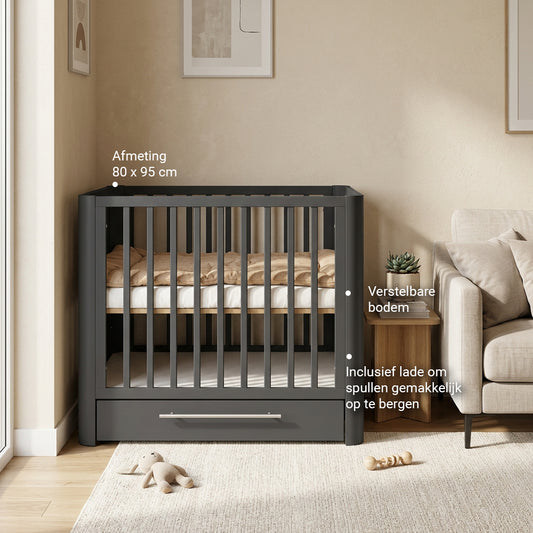 Box Novi Annabel (Ronde Hoek) Black
