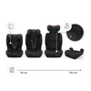 Autostoel Kinderkraft Comfort Up2 Plus I-Size Black