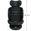 Autostoel Kinderkraft I-Grow 2 Plus I-Size Black
