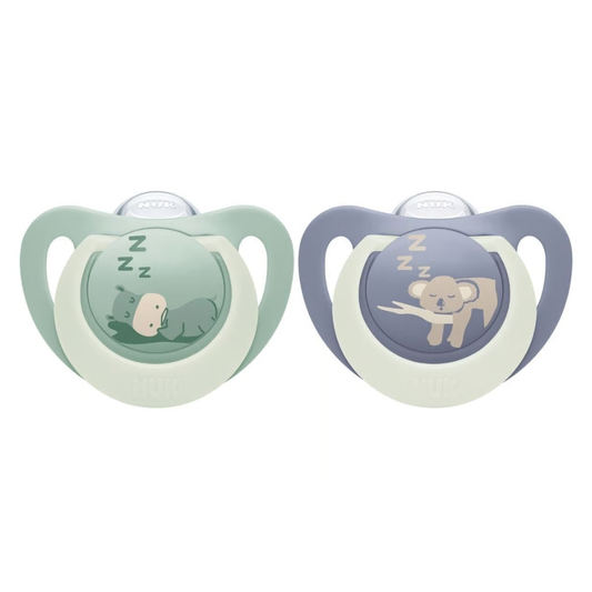 Fopspeen NUK Hippo Koala 2stk 0-6mnd