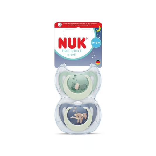 Fopspeen NUK Hippo Koala 2stk 0-6mnd