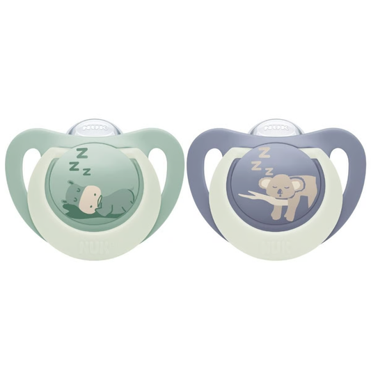 Fopspeen NUK Hippo Koala 2stk 6-18mnd