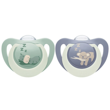 Fopspeen NUK Hippo Koala 2stk 6-18mnd