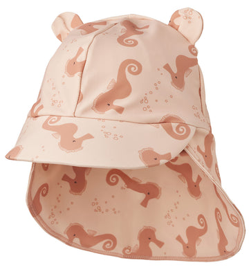 Liewood Zonnehoed - Senia - UV40+ - Seahorse/Apple Blossom - Liewood - 9-12 mnd - Zwemhoedjes