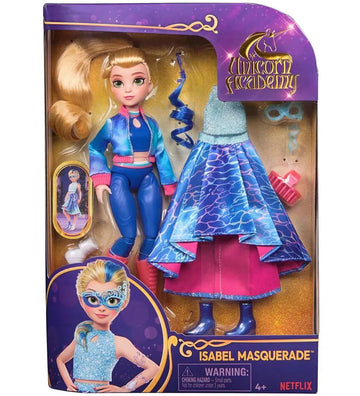 Unicorn Academy Pop - 24 cm - Isabel Maskerade - Unicorn Academy - OneSize - Poppen