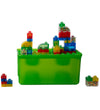 Jelly Blox Opbergbox m. Blokken - 2-in-1 - 30 Onderdelen - Groen - Jelly Blox - OneSize - Blokken