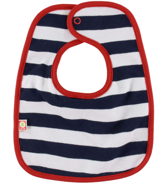 Katvig Babyslabbetje - Navy/Wit Strepen - Katvig - OneSize - Kwijlsjaaltjes